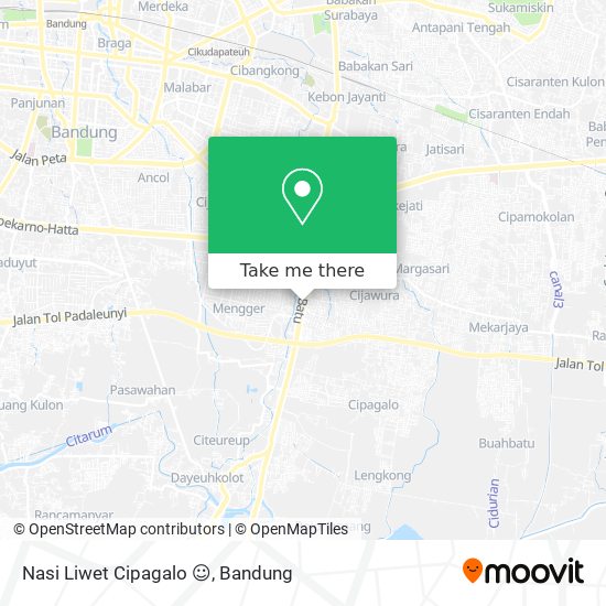 Nasi Liwet Cipagalo ☺ map