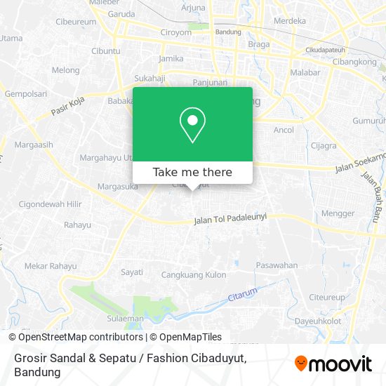 Grosir Sandal & Sepatu / Fashion Cibaduyut map