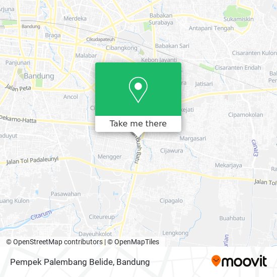 Pempek Palembang Belide map