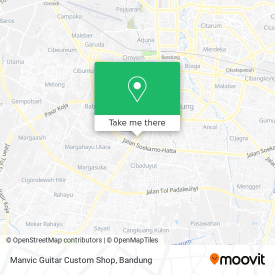 Manvic Guitar Custom Shop map