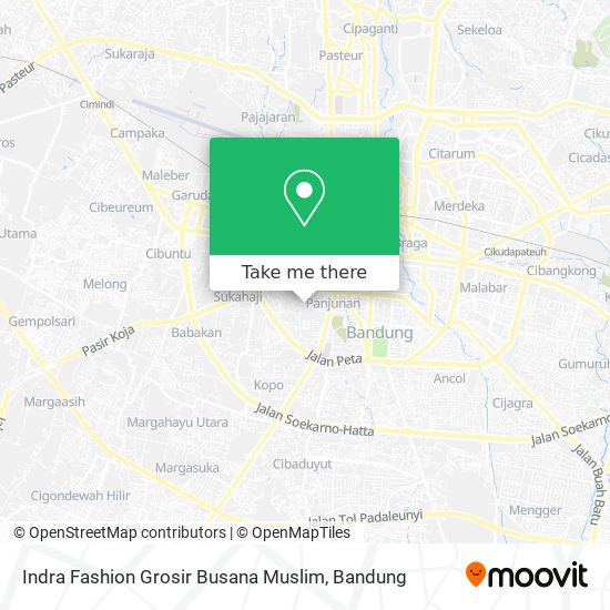 Indra Fashion Grosir Busana Muslim map