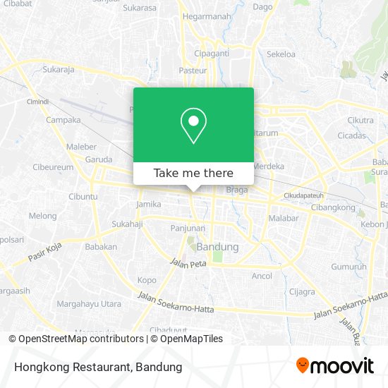 Hongkong Restaurant map