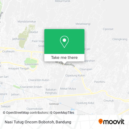 Nasi Tutug Oncom Bobotoh map