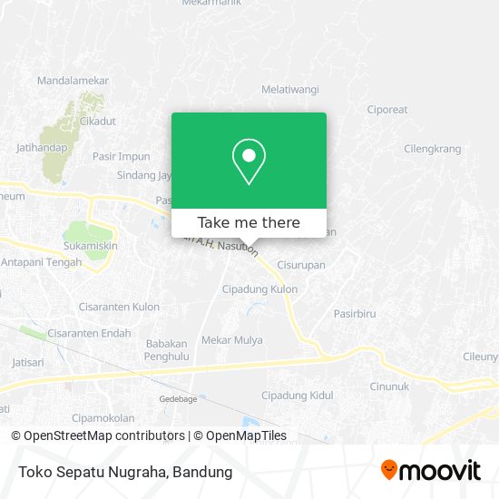 Toko Sepatu Nugraha map