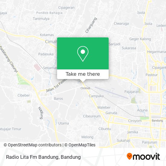 Radio Lita Fm Bandung map