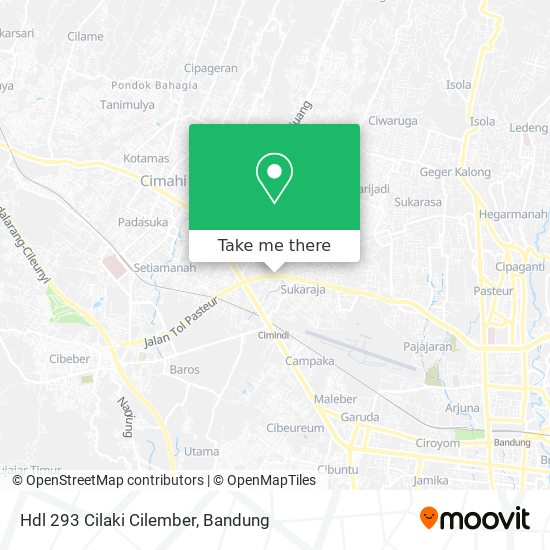 Hdl 293 Cilaki Cilember map