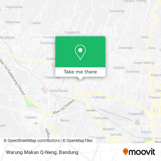 Warung Makan Q-Neng map