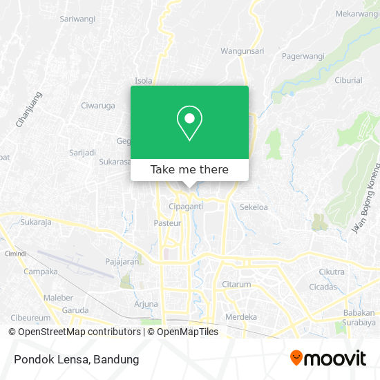 Pondok Lensa map