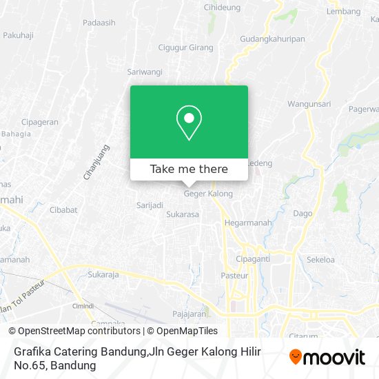 Grafika Catering Bandung,Jln Geger Kalong Hilir No.65 map