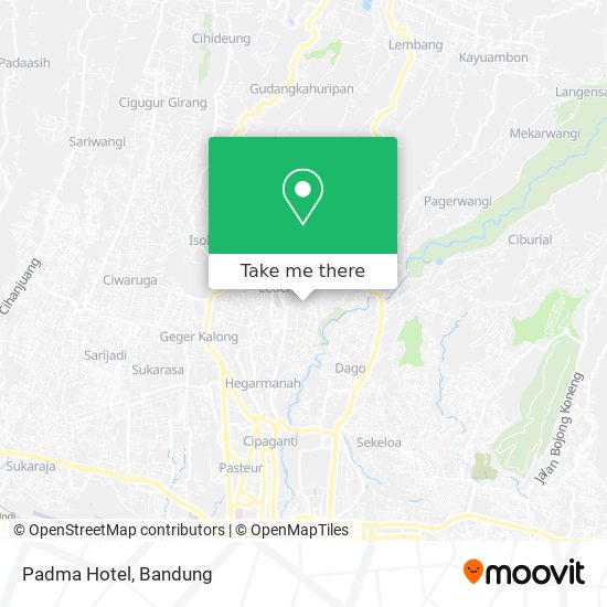 Padma Hotel map