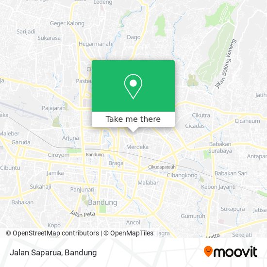 Jalan Saparua map