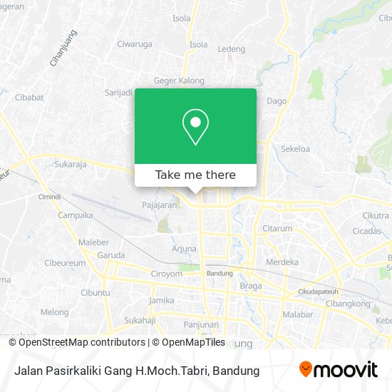 Jalan Pasirkaliki Gang H.Moch.Tabri map