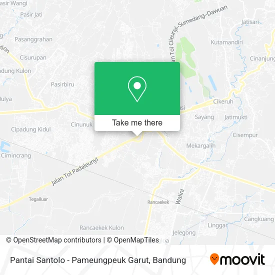 Pantai Santolo - Pameungpeuk Garut map