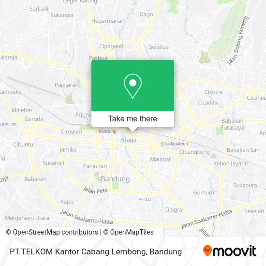 PT.TELKOM Kantor Cabang Lembong map