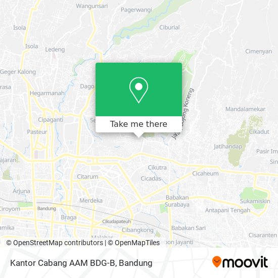Kantor Cabang AAM BDG-B map