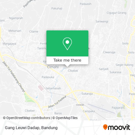 Gang Leuwi Dadap map