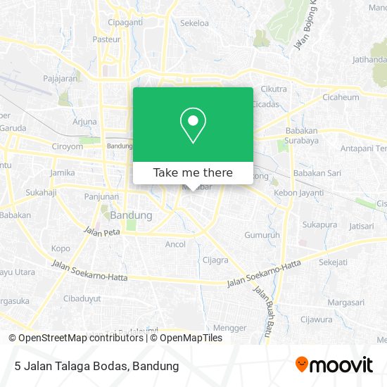 5 Jalan Talaga Bodas map