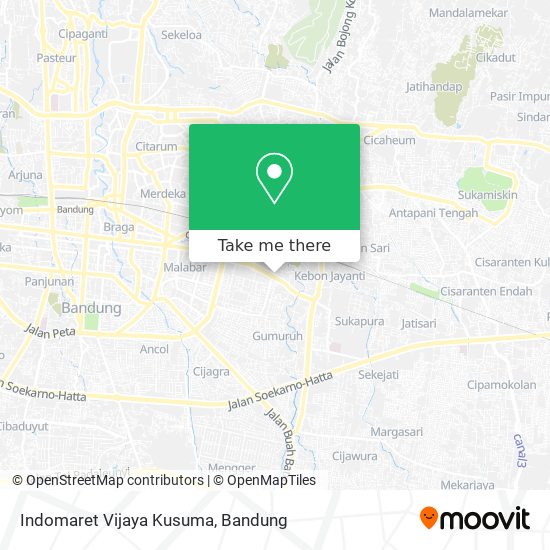 Indomaret Vijaya Kusuma map