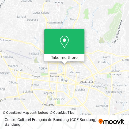 Centre Culturel Français de Bandung (CCF Bandung) map