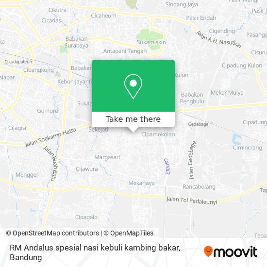 RM Andalus spesial nasi kebuli kambing bakar map