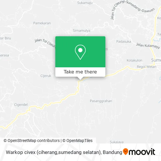 Warkop civex (ciherang,sumedang selatan) map