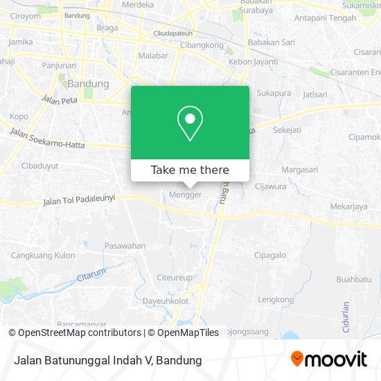 Jalan Batununggal Indah V map