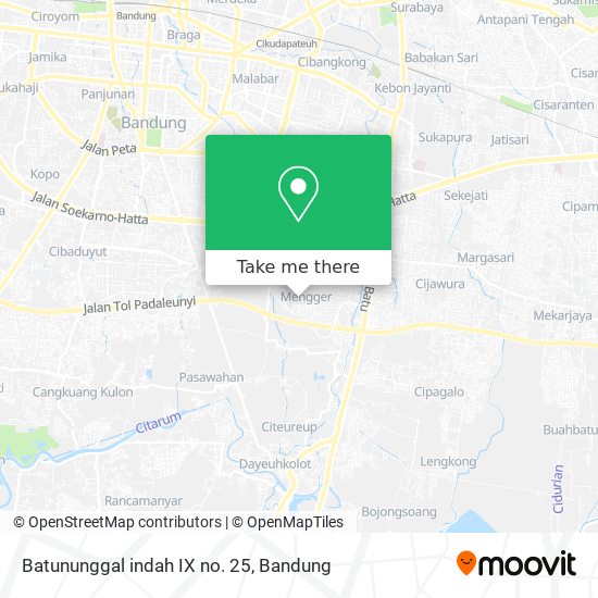 Batununggal indah IX no. 25 map