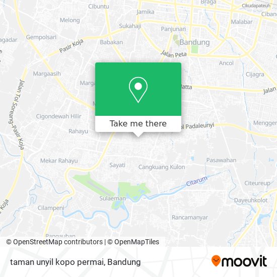 taman unyil kopo permai map