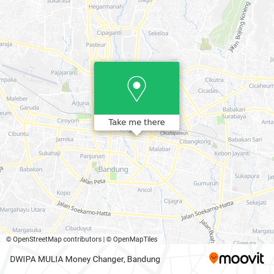 DWIPA MULIA Money Changer map