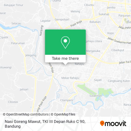 Nasi Goreng Mawut, TKI III Depan Ruko C 90 map