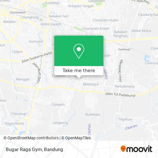 Bugar Raga Gym map