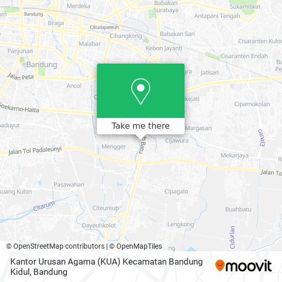 Kantor Urusan Agama (KUA) Kecamatan Bandung Kidul map