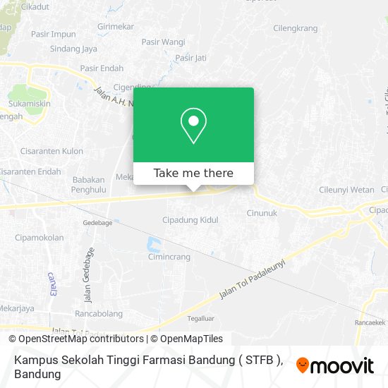 Kampus Sekolah Tinggi Farmasi Bandung ( STFB ) map