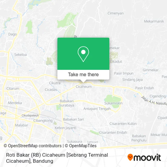 Roti Bakar (RB) Cicaheum [Sebrang Terminal Cicaheum] map