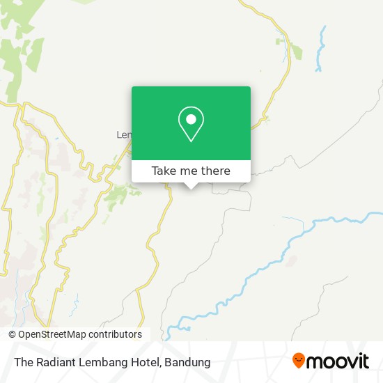 The Radiant Lembang Hotel map