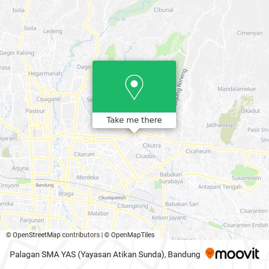 Palagan SMA YAS (Yayasan Atikan Sunda) map