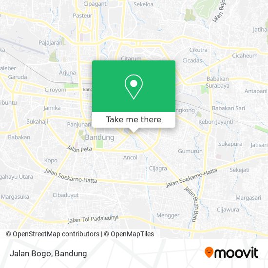 Jalan Bogo map