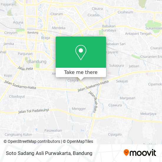 Soto Sadang Asli Purwakarta map