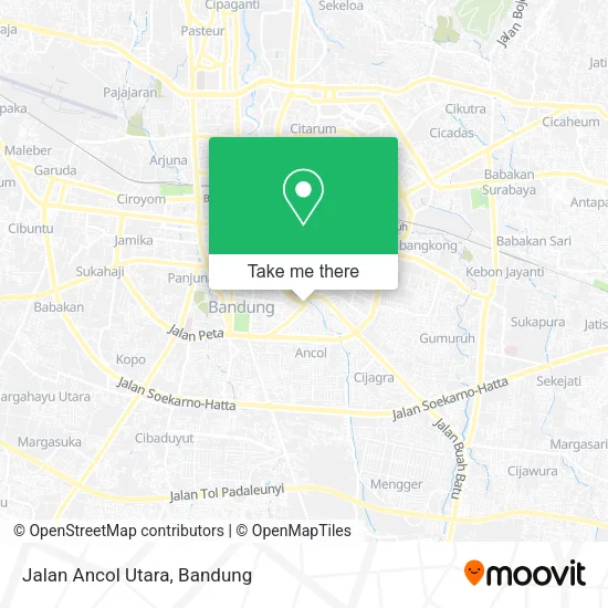 Jalan Ancol Utara map