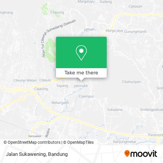 Jalan Sukawening map