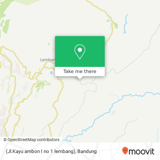 (Jl.Kayu ambon I no 1 lembang) map