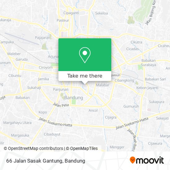 66 Jalan Sasak Gantung map