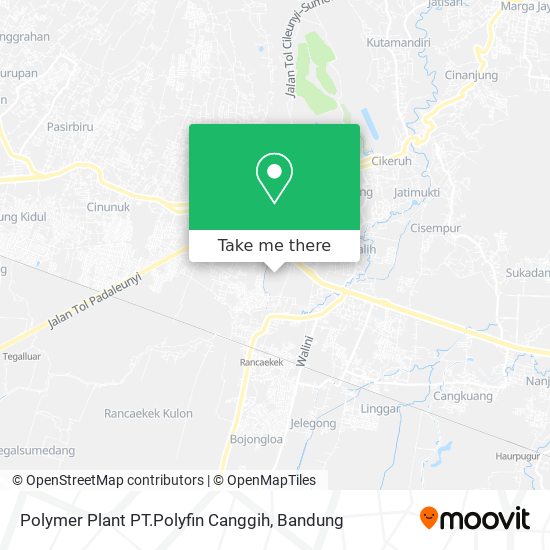 Polymer Plant PT.Polyfin Canggih map
