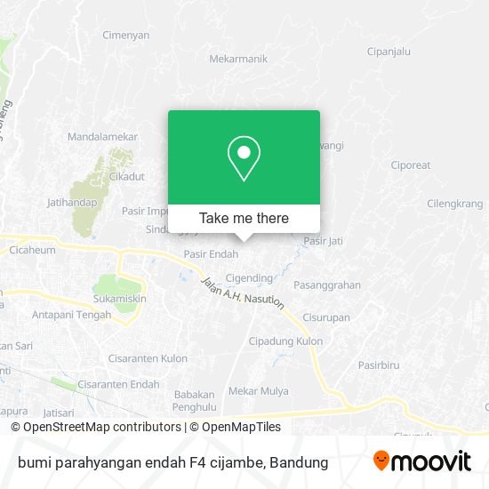 bumi parahyangan endah  F4 cijambe map