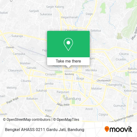 Bengkel AHASS 0211 Gardu Jati map