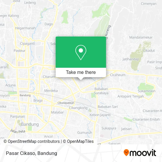 Pasar Cikaso map