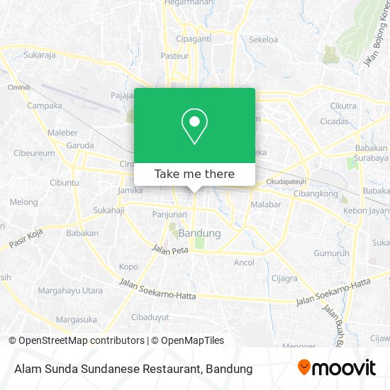 Alam Sunda Sundanese Restaurant map