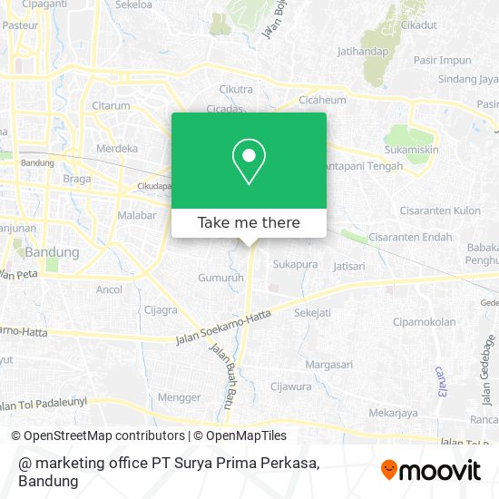 @ marketing office PT Surya Prima Perkasa map