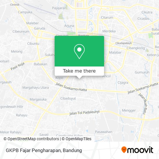 GKPB Fajar Pengharapan map