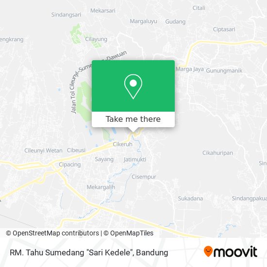 RM. Tahu Sumedang "Sari Kedele" map